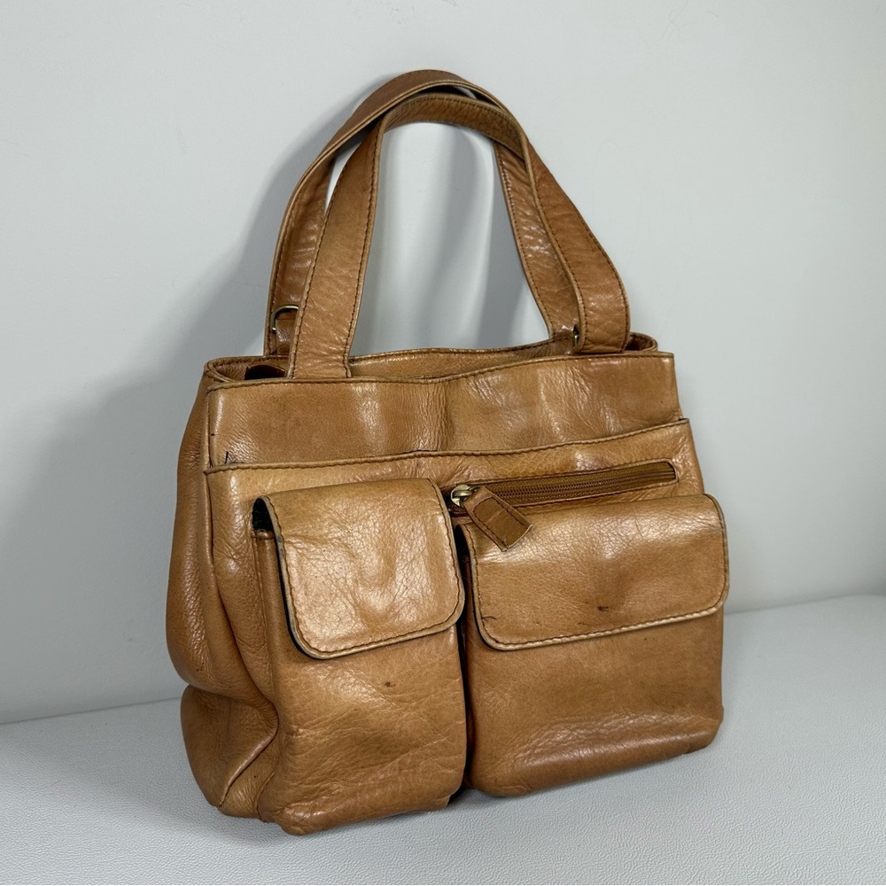 Vintage HOBO International Leather Crossbody Bag - Picture 4 of 15